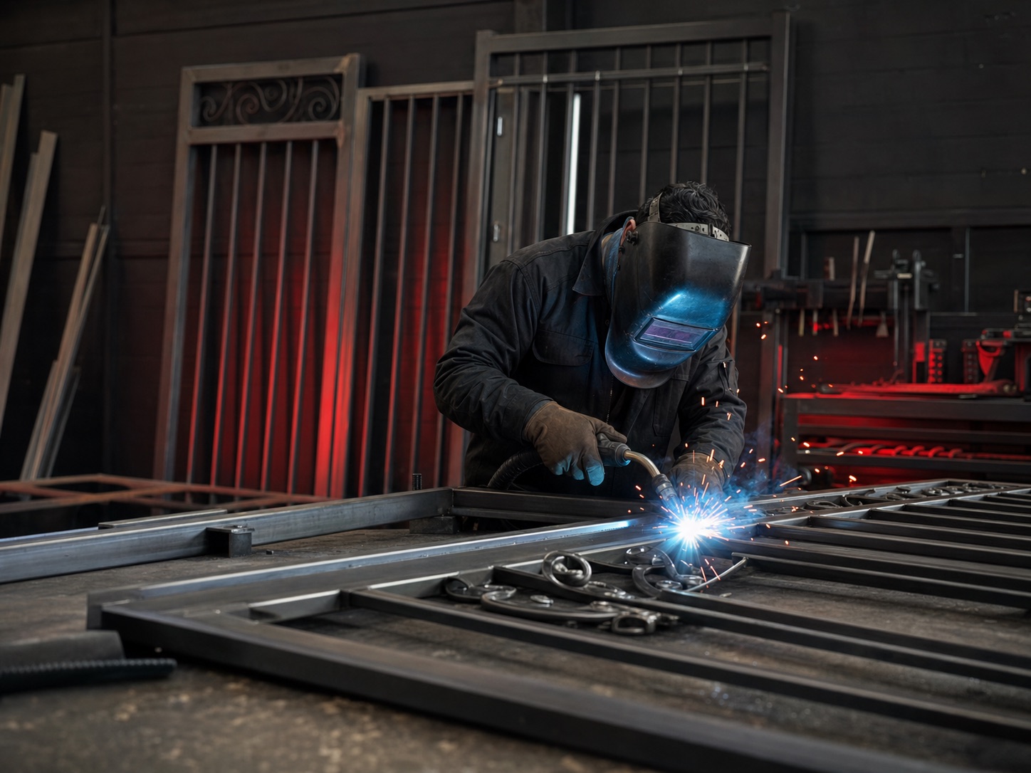 Blacksmith and metal fabrication work